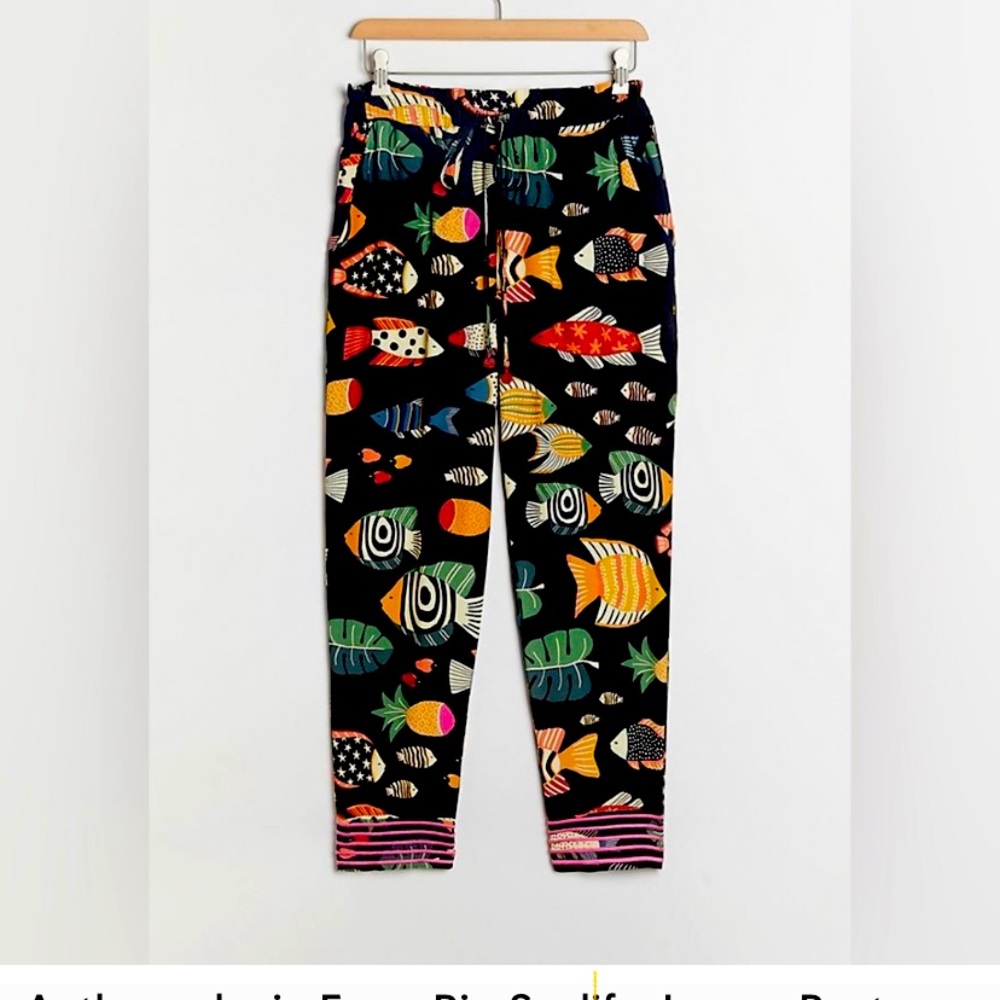 Searching for Anthropologie Farm Rio Sealife Jogger Pants